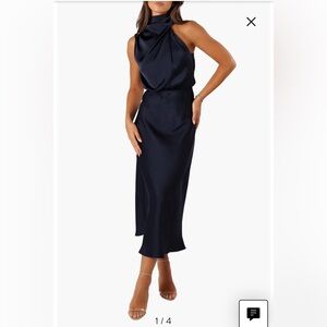 Petal & Pup Anabelle halter neck midi dress size medium